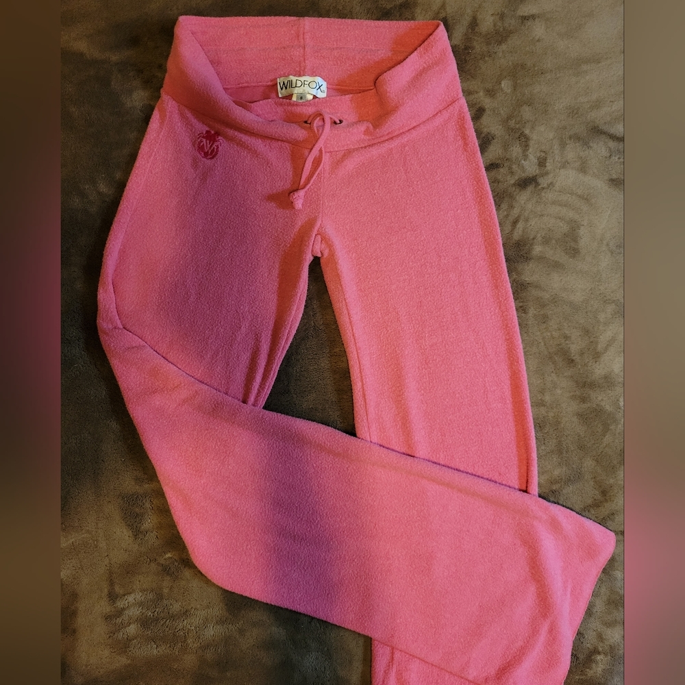 Wildfox Pink Basic Track Pants